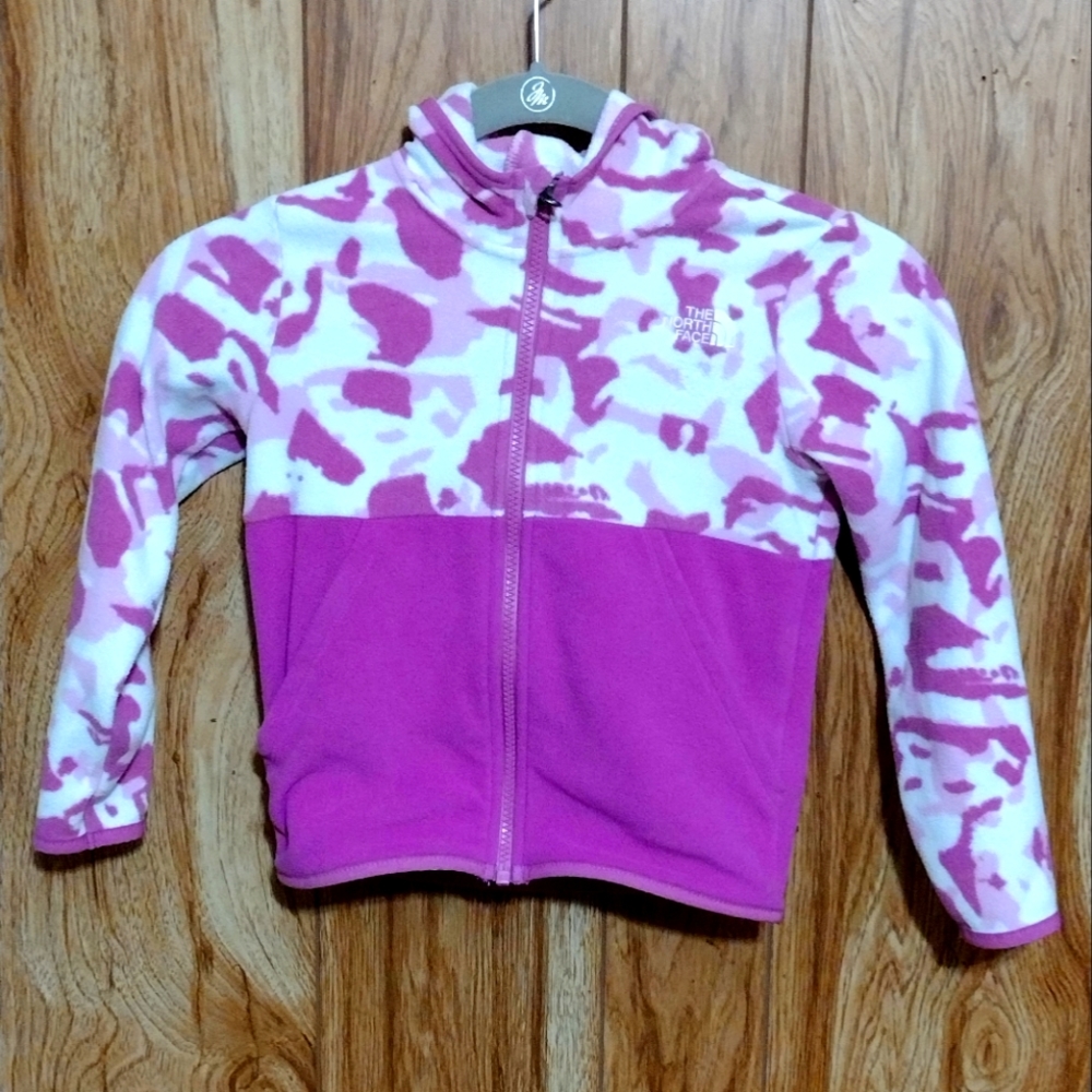 North Face Toddler Glacier Full Zip Hoodie Girls 5T